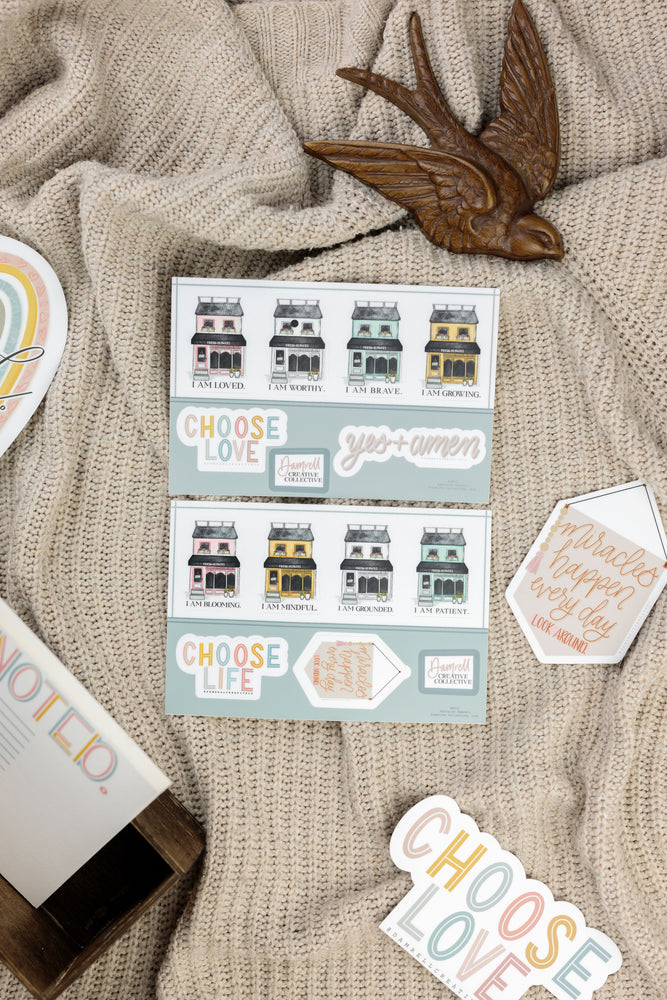 FLOWER SHOP + LIFE · Mini Sticker Sheet - Damrell Designs