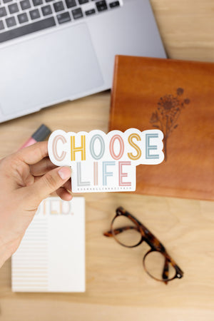 CHOOSE LIFE · Sticker - Damrell Designs